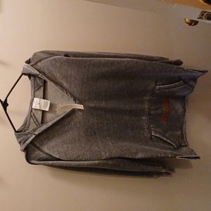 Emerson Street pull-over hoodie.   Size S. Stone-washed look.